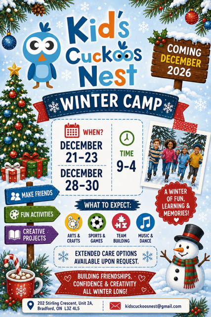 Kids Cuckoos Nest Bradford Winter Camp 2026